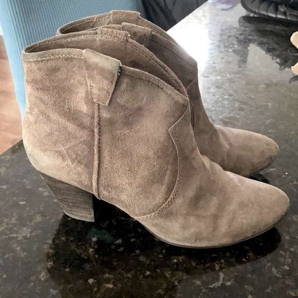 Ash Jalouse Suede/Leather Booties - Picture 2 of 8